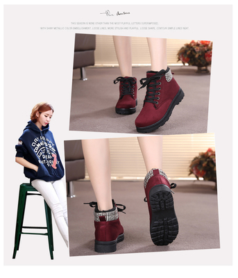 时尚保暖两不误 岸森新款反季清仓冬季短筒雪地靴评测